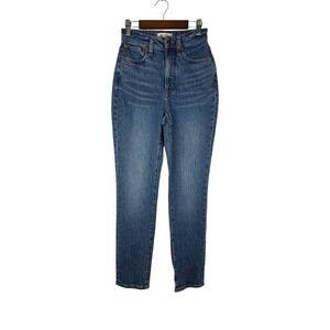 Madewell The Curvy Perfect Vintage Jean Women Size 24 Blue Cotton Classic Denim